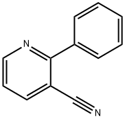 2-PHENYL-3-CYANOPYRIDINE 구조식 이미지