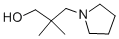 BETA,BETA-DIMETHYL-1-PYRROLIDINEPROPANOL Structure