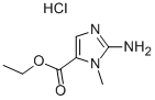 ETHYL 2-AMINO-1-METHYLIMIDAZOLE-5-CARBOXYLATE HYDROCHLORIDE Structure