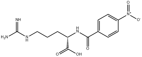 (S)-5-GUANIDINO-2-(4-NITROBENZAMIDO)PENTANOIC ACID Structure