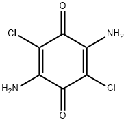 2,5-diamino-3,6-dichloro-p-benzoquinone  Structure