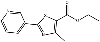 ETHYL 4-METHYL-2-PYRIDIN-3-YL-1,3-THIAZOLE-5-CARBOXYLATE Structure