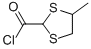 1,3-Dithiolane-2-carbonyl chloride, 4-methyl- (9CI) Structure