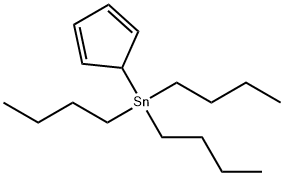 CYCLOPENTADIENYLTRI-N-BUTYLTIN Structure