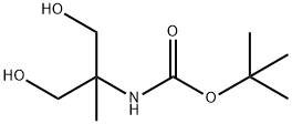 Carbamic acid, [2-hydroxy-1-(hydroxymethyl)-1-methylethyl]-, 1,1-dimethylethyl 구조식 이미지