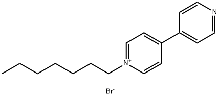 1-HEPTYL-4-(4-PYRIDYL)PYRIDINIUM BROMIDE Structure