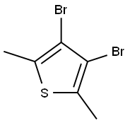 2,4-DIBROMO-3,5-DIMETHYLTHIOPHENE 구조식 이미지