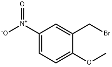 2-METHOXY-5-NITROBENZYL BROMIDE 구조식 이미지