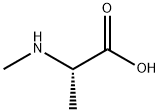 N-Methyl-L-alanine 구조식 이미지