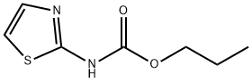 Carbamic  acid,  2-thiazolyl-,  propyl  ester  (9CI) Structure