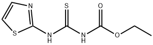 Carbamic  acid,  [(2-thiazolylamino)thioxomethyl]-,  ethyl  ester  (9CI) Structure