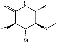 2-Piperidinone,3,4-dihydroxy-5-methoxy-6-methyl-,(3R,4R,5R,6R)-(9CI) Structure