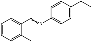 Benzenamine, 4-ethyl-N-[(2-methylphenyl)methylene]- (9CI) Structure