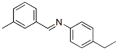 Benzenamine, 4-ethyl-N-[(3-methylphenyl)methylene]- (9CI) Structure