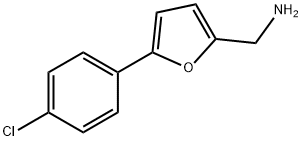 5-(4-CHLOROPHENYL)-2-FURYL]METHYLAMINE Structure