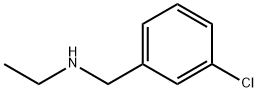 N-ETHYL-M-CHLOROBENZYLAMINE Structure