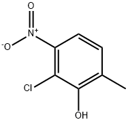 2-Chloro-6-methyl-3-nitrophenol 구조식 이미지