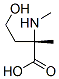 D-Isovaline, 4-hydroxy-N-methyl- (9CI) Structure