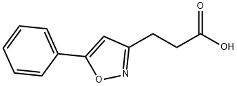 5-PHENYLISOXAZOLE-3-PROPIONIC ACID Structure
