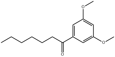 1-(3 5-DIMETHOXYPHENYL)HEPTAN-1-ONE  96 구조식 이미지