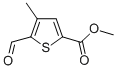 METHYL 5-FORMYL-4-METHYL-2-THIOPHENECARBOXYLATE,97% 구조식 이미지