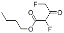 Butanoic acid, 2,4-difluoro-3-oxo-, butyl ester 구조식 이미지