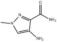 1H-Pyrazole-3-carboxamide,4-amino-1-methyl-(9CI) Structure