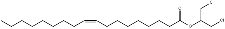 1,3-dichloropropan-2-yl (Z)-octadec-9-enoate Structure