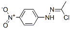 N-(p-니트로페닐)에탄하이드라조노일클로라이드 구조식 이미지