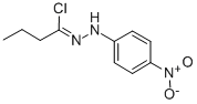 Butyryl chloride p-nitrophenylhydrazone Structure