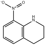 8-니트로-1,2,3,4-테트라히드로퀴놀린 구조식 이미지