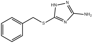 3-(BENZYLSULFANYL)-1H-1,2,4-TRIAZOL-5-YLAMINE Structure