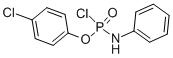 4-CHLOROPHENYL PHENYLPHOSPHORAMIDOCHLORIDATE 구조식 이미지