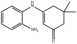 3-(2-AMINO-PHENYLAMINO)-5,5-DIMETHYL-CYCLOHEX-2-ENONE Structure