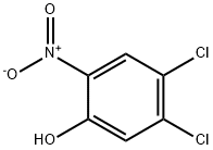 4,5-디클로로-2-니트로페놀 구조식 이미지