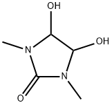 4,5-dihydroxy-1,3-dimethylimidazolidin-2-one  Structure