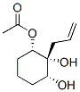 1,2,3-사이클로헥산트리올,2-(2-프로페닐)-,1-아세테이트,(1S,2R,3R)-(9CI) 구조식 이미지