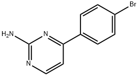 4-(4-BROMOPHENYL)PYRIMIDIN-2-AMINE Structure