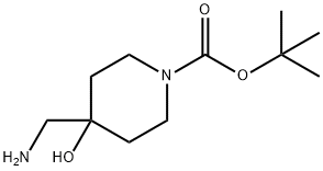 трет-бутил-4-(аминометил)-4-гидроксипиперидин-1-карбоксилат структурированное изображение
