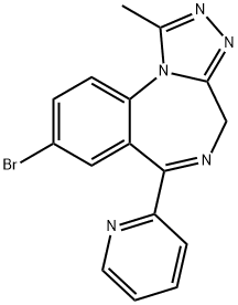 Pyrazolam Structure