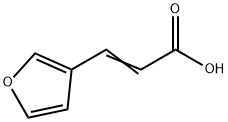 3-(3-FURYL)ACRYLIC ACID 구조식 이미지