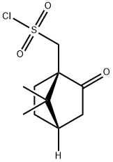 L(-)-10-Camphorsulfonyl chloride 구조식 이미지