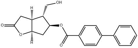 (+)-COREY LACTONE, 4-PHENYLBENZOATE ALCOHOL Structure