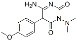 6-Amino-3-(dimethylamino)-5-(4-methoxyphenyl)pyrimidine-2,4(3H,5H)-dione Structure