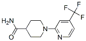 4-PIPERIDINECARBOXAMIDE, 1-[4-(TRIFLUOROMETHYL)-2-PYRIDINYL]- Structure