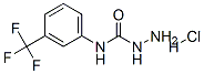 4-[3-(TRIFLUOROMETHYL)PHENYL]SEMICARBAZIDE HYDROCHLORIDE Structure