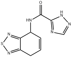 1H-1,2,4-Triazole-3-carboxamide,N-(4,7-dihydro-2,1,3-benzothiadiazol-4-yl)- Structure