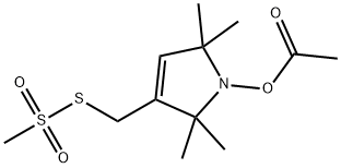(1-Acetoxy-2,2,5,5-tetramethyl-d-3-pyrroline-3-methyl) Methanethiosulfonate 구조식 이미지