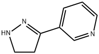 Pyridine, 3-(4,5-dihydro-1H-pyrazol-3-yl)- (9CI) 구조식 이미지