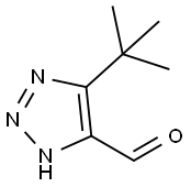 1H-1,2,3-Triazole-4-carboxaldehyde, 5-(1,1-dimethylethyl)- (9CI) Structure